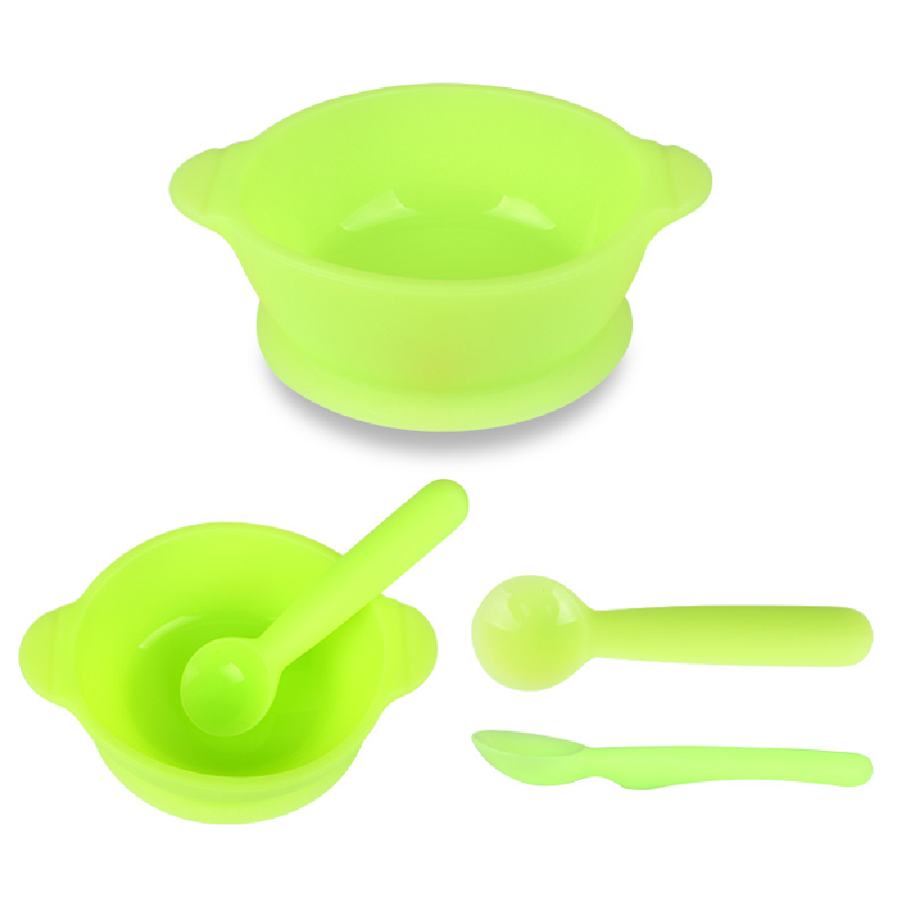 Bebelock Silicon Bowl & Spoon Set