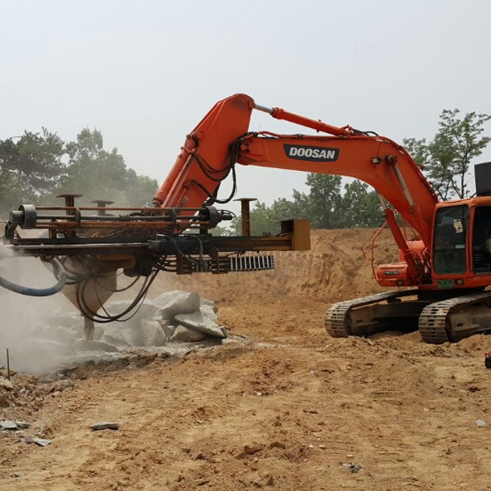 Attachment rock drill