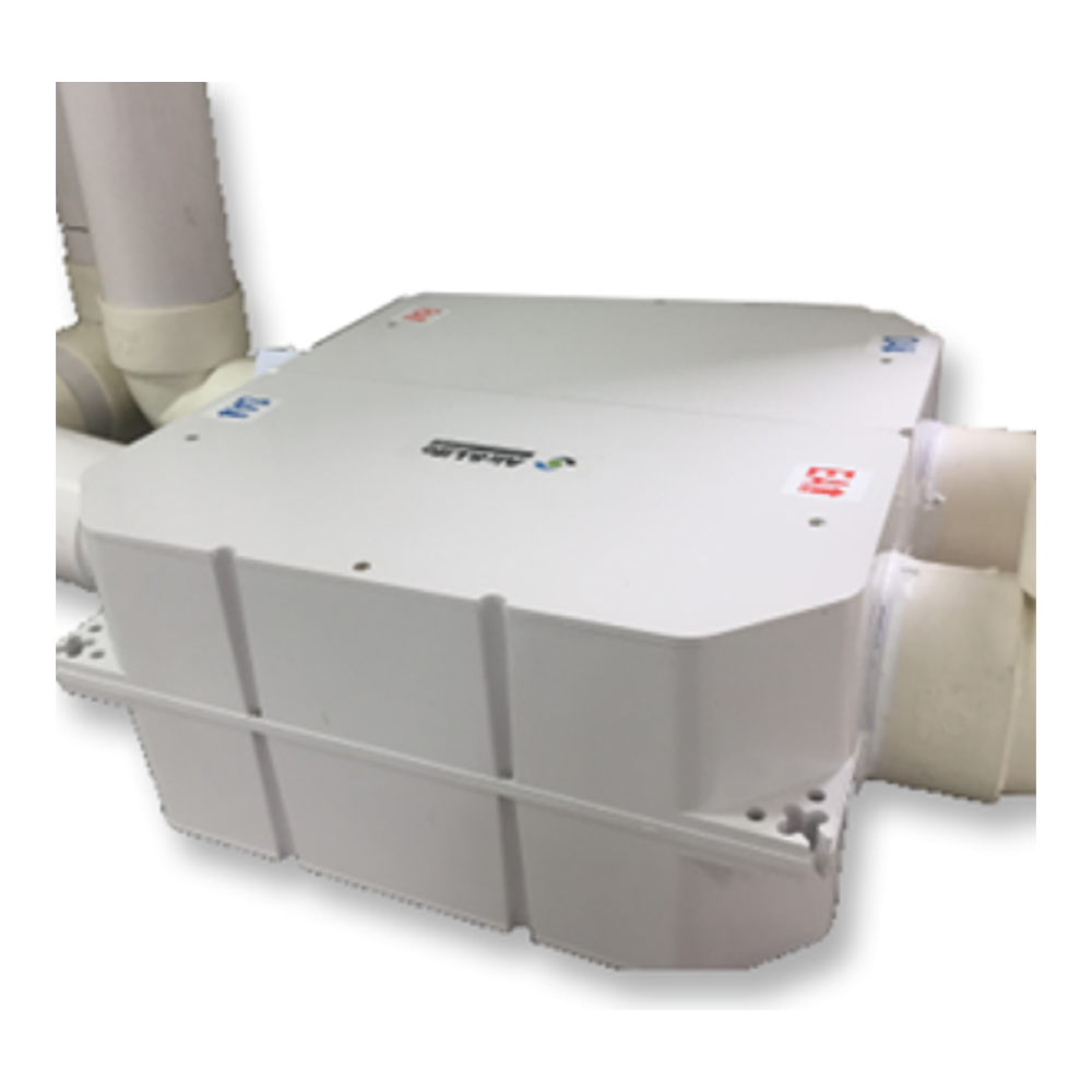 Small measurement device IOTair cleaning system available for control by a mobile device