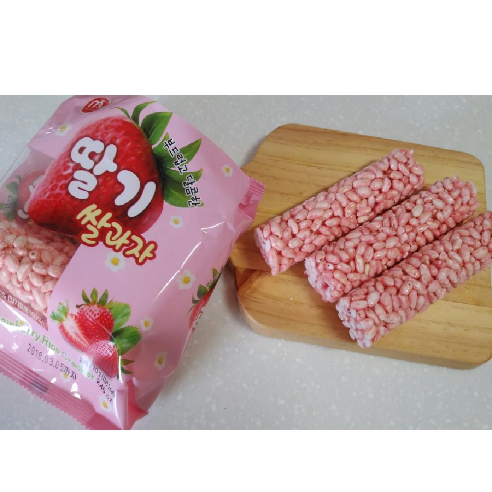 Strawberry Rice Cracker
