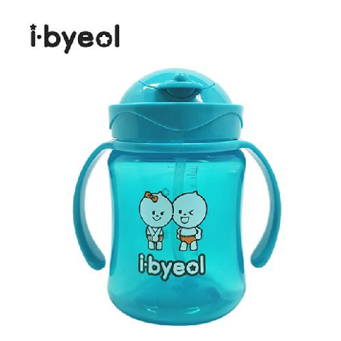 ibyeol flip color pp straw cup 250ml