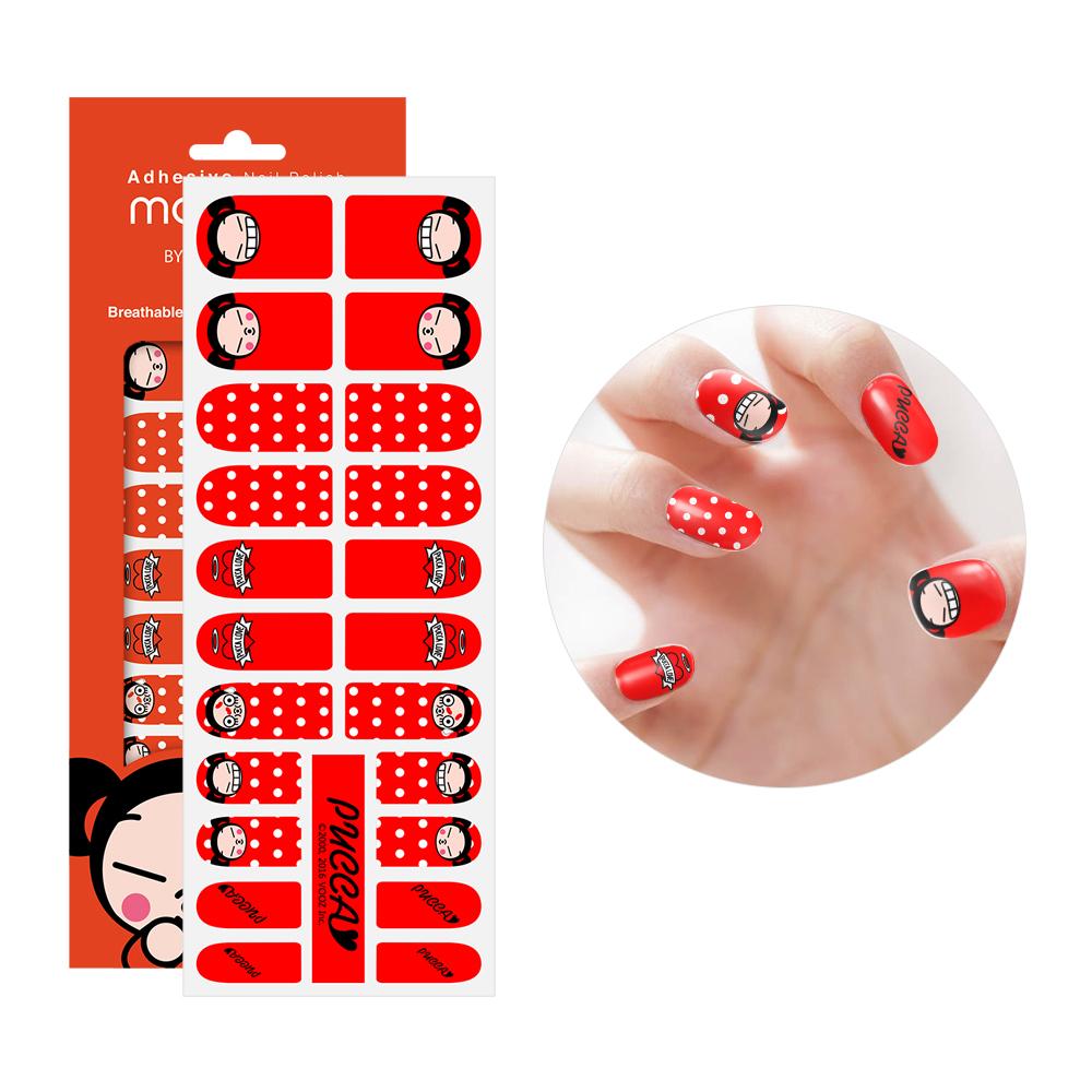 Mango10 Adhesive Nail Polish by PUCCA Stickers Art Design