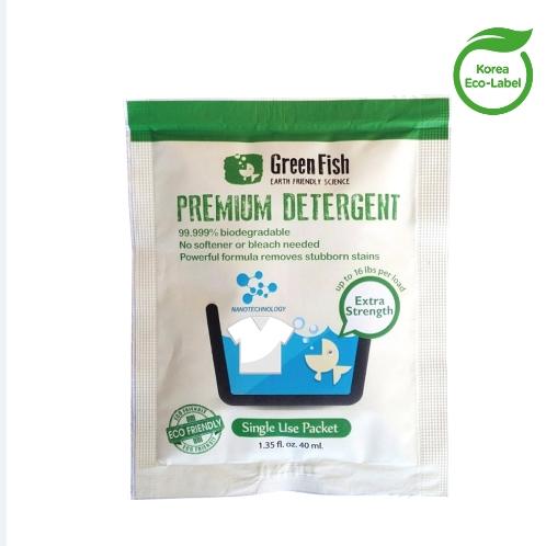 Green Fish Premium Single Use Packets detergent