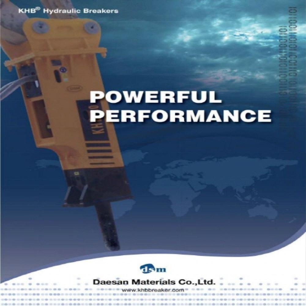 Hydraulic Rock Breaker, KHB1, KHB2, KHB3, KHB4, KHB5, KHB6, KHB15, KHB20, KHB30, KHB40