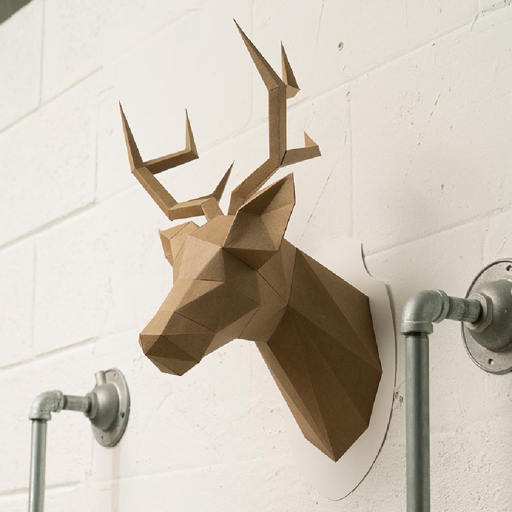 stag head figuration