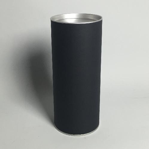 Tin-cap paper tube 100x240(Black)_Tea Coffee Apparel Packing Box Cylinder Gift Box Wrapping Supplies