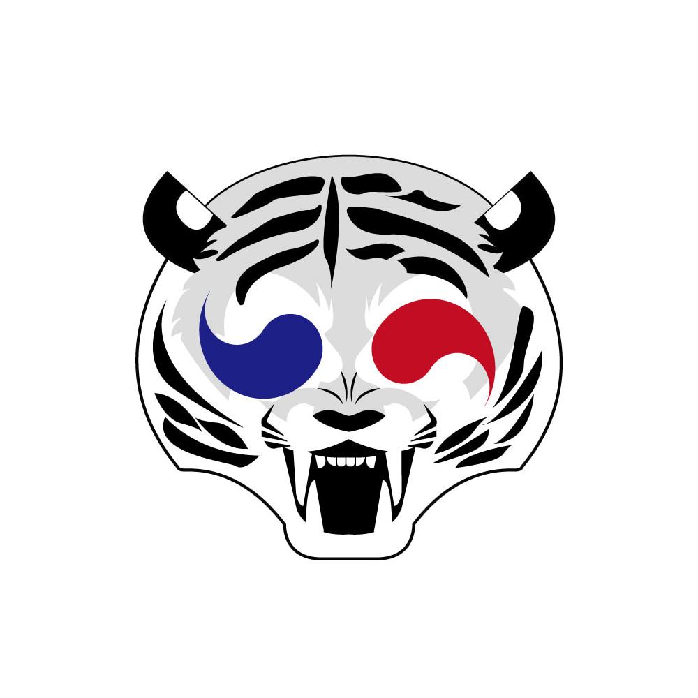 Trendy and comfortable, semi-permanent and water-proof Korea tiger mask 'Aeta' for entertainment