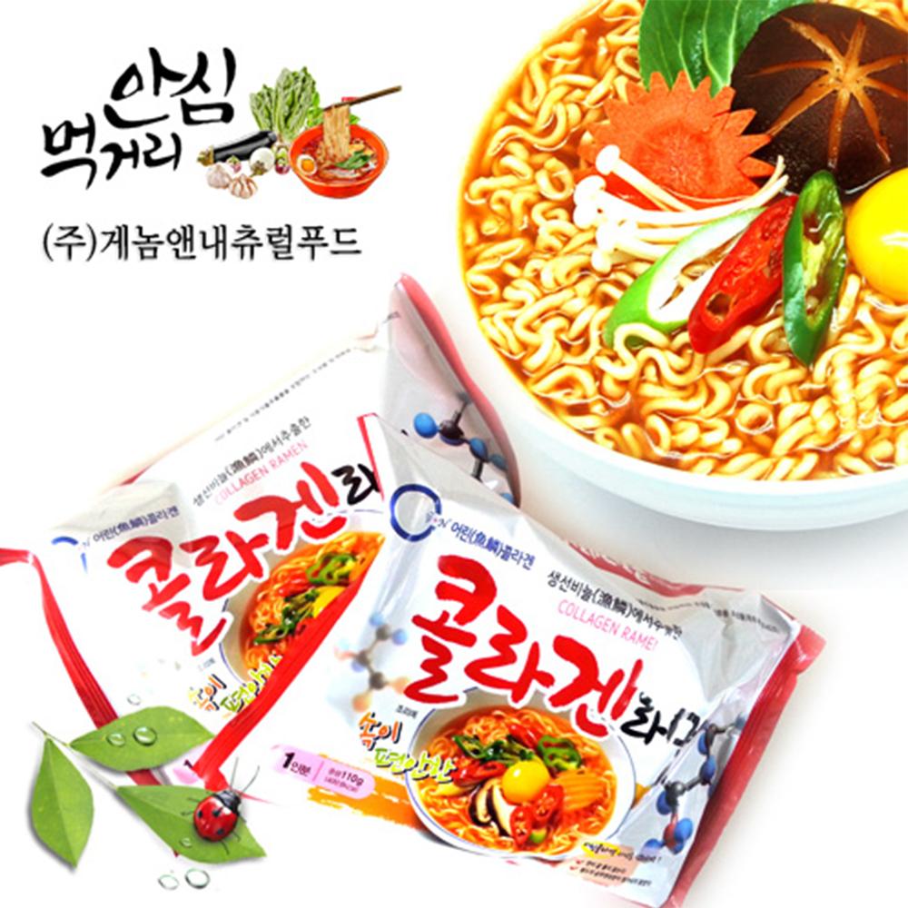 Korea Ottogi instant noodle manufacture COLLAGEN NOODLE