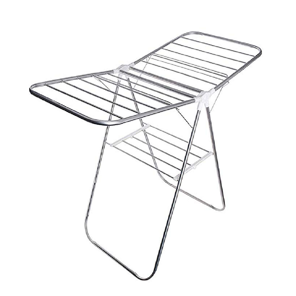 DaeSung Stainless Steel Clothes Drying Rack - Foldable for Easy Storage, 11.9 X 69 X 82(cm)