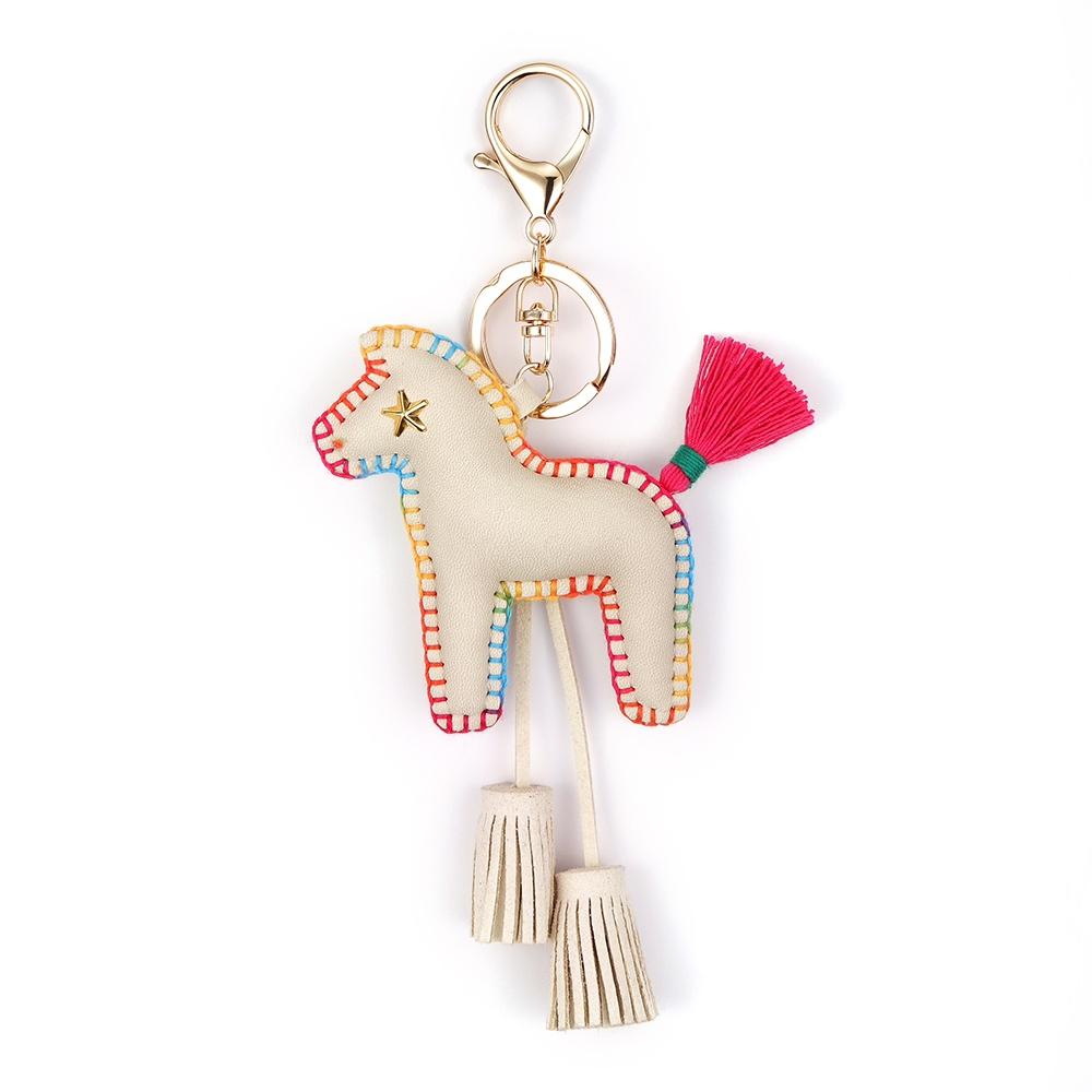 Multi Color Handmade Cat keychain