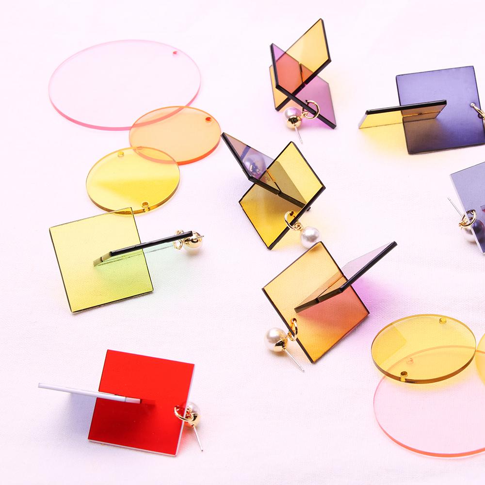 [NARA] Earring MUE-18011 (YELLOWPURPLE)