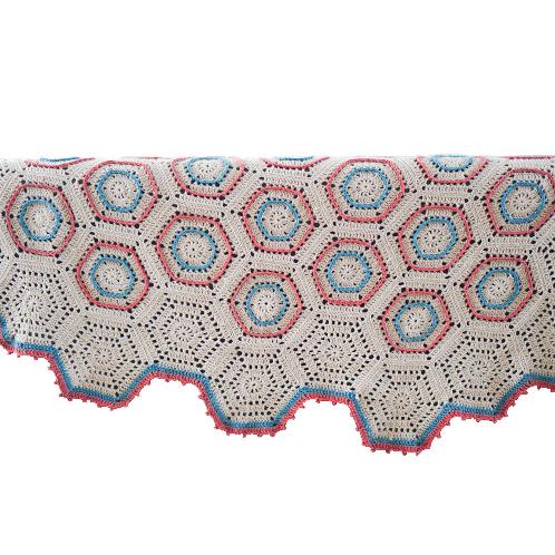 Hexagon motif blanket CROCHET DIY KIT