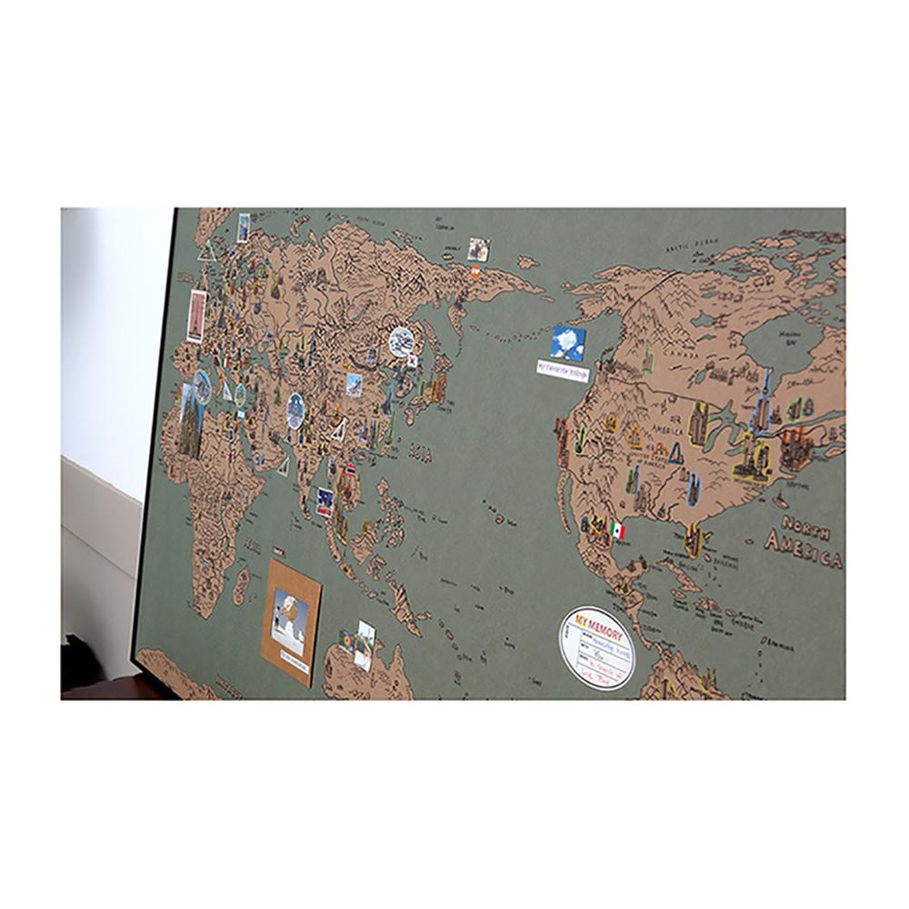 Dream Sky D-MAP Decorative Coloring Painting DIY Paper World Map - VINTAGE