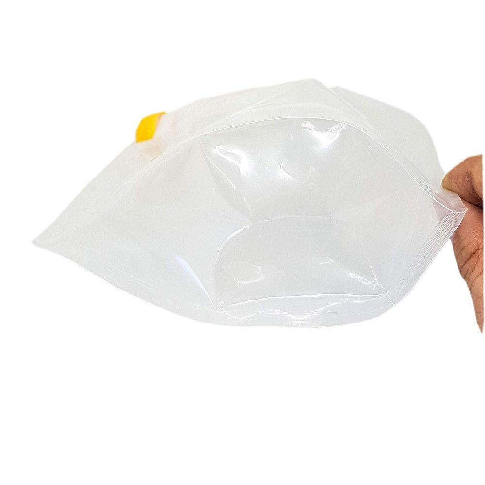 Concealable And Reusable liquid pouch for sauces and drinks storage 7.8x9.8 Inch, 35 oz