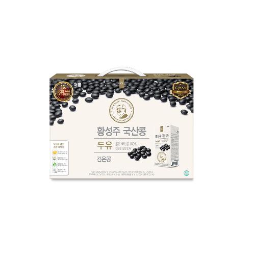 [EROM] EROM] Hwang Sung Joo Black Soybean Soymilk 24 Pack (190ml)