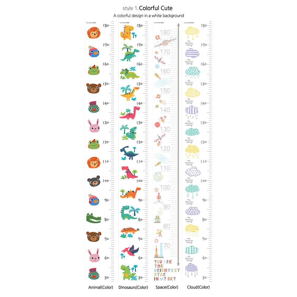 The Innovative and Multiple Memo Sheets(Growth Chart - Animal)