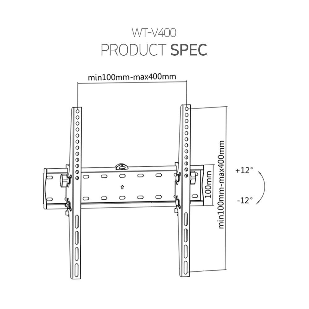 [Edgewall] TV Wall Mount Bracket WT-V400