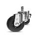 full image 3inch Office Chair Casters for All Floors, High Elastic Urethane with Swivel Caster. G373S-6(A)
