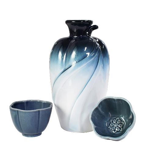HELLOASSI Satto pottery wine vase