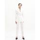 detail image3 SUITHEEL LOOSE FIT BELTED SINGLE SUIT - WHITE