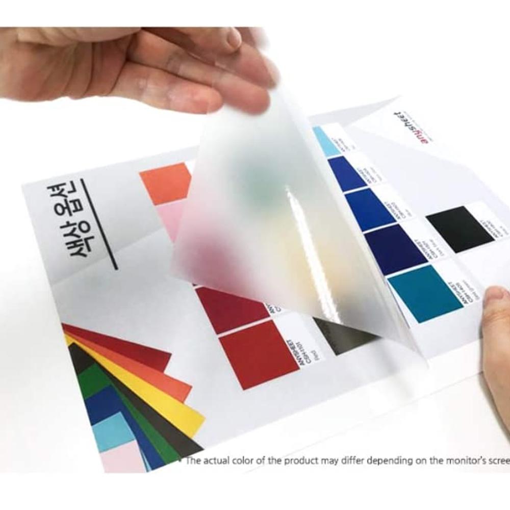 ANYSHEET Laminating Film A4 (100ct) for documents, Photos, Books, Clear Coating Matte