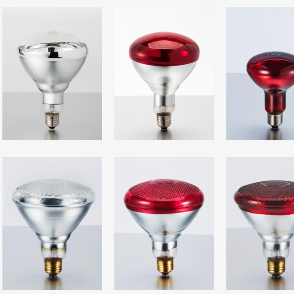 Roll over image to zoom in JK HEAT PLUS 175W PAR38 Clear Infrared Heat Bulb Hard Glass 110-120V