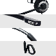 detail image2 IPD IPH-160 Monaural NC Headset wit HIS-02 cable for Avaya IP 1608,1616, 9610, 9620, 9620L, 9620C, 9