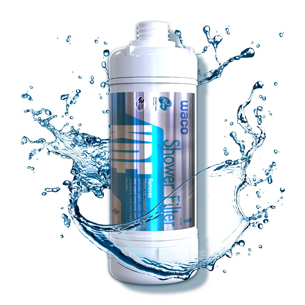 KDF Shower Filter High Pressure Shower Head Boosting Water Bathroom Toilet