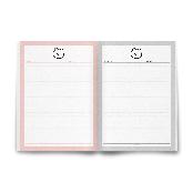 Half line note with a siot bear without bond and detachable per page (Red)