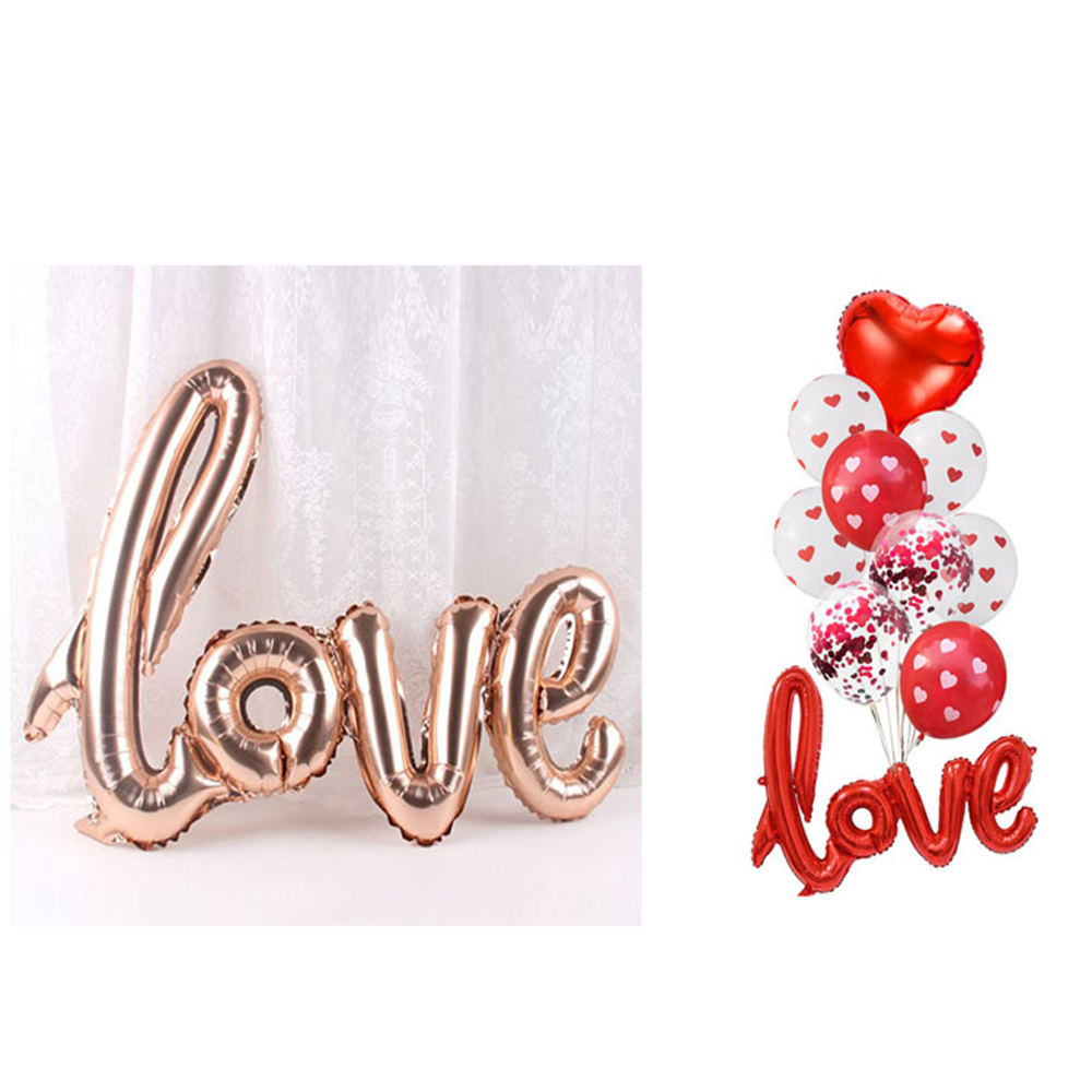 Balloon for event and birthday Character love(gold)