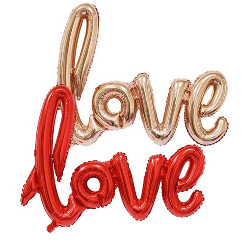 Balloon for event and birthday Character love(gold)