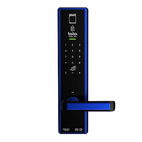 Smart Digital Door Lock BABA-8301 (4-way) 7 Colors Fingerprint Sensor Key Pad