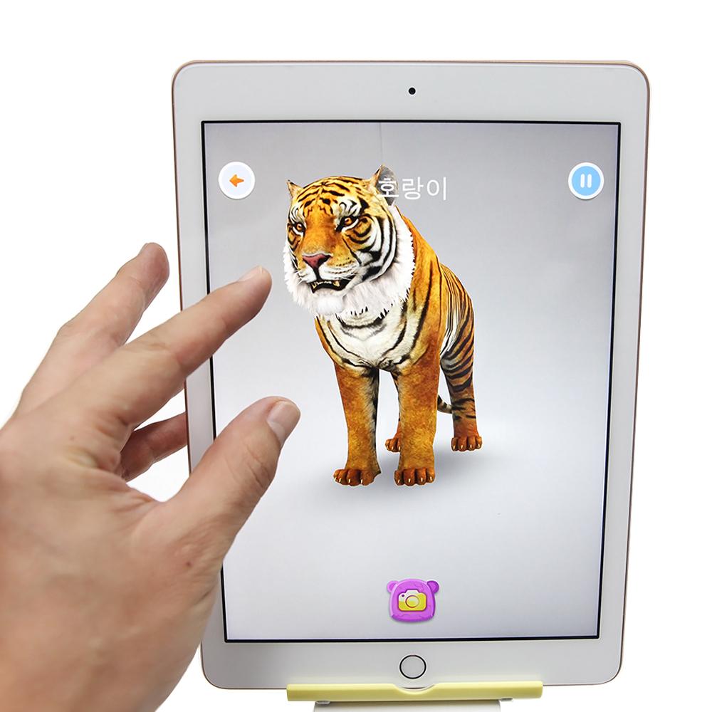 duub ARLAND / 4D AR Toy / Animal Encyclopedia / 100 Animal Picture AR Cards BEST