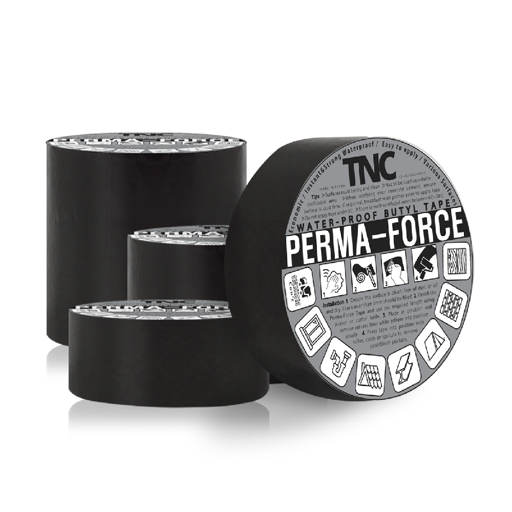 Butyl waterproof tape 7.5cm-  khaki