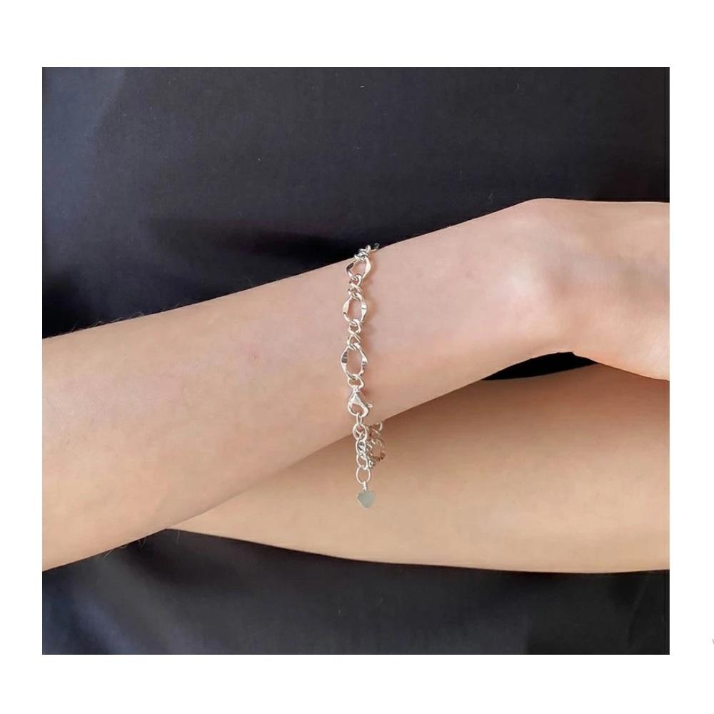 kloserlab (silver925) Multi-chain silver bracelet