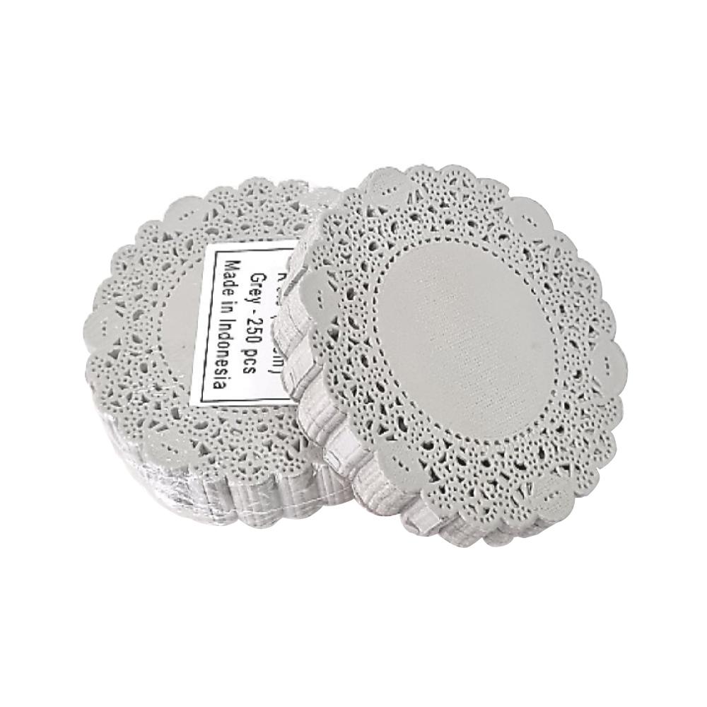 3.5 inch Doilies paper Red Yellow Green Navy Purple Grey Black Pink Choco Brown Beige 250pcs