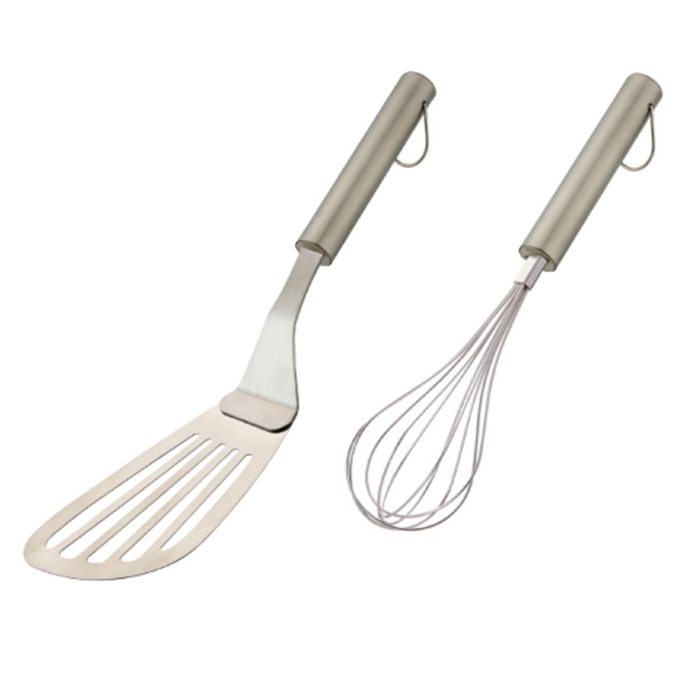 Cruzine Sting Cooking Tool 2p Set (fritter tender + whisk set)