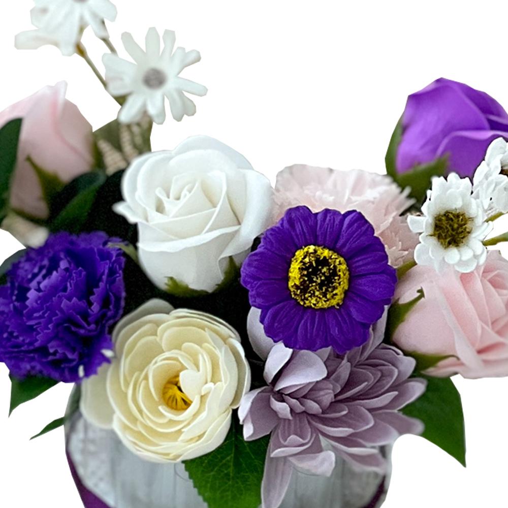  Soap Flower Carnations Center Piece  M (Lavender)