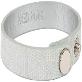 detail image1 NEOMAX-12 Embedded Leather Magnet Bracelet (Various Size & Colors) 19cm(Medium),White