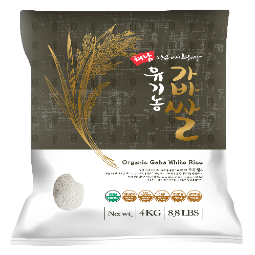 HAEANAM ORGANIC GABA WHITE RICE | White Rice, Organic, GABA, White Rice, Organic, GABA