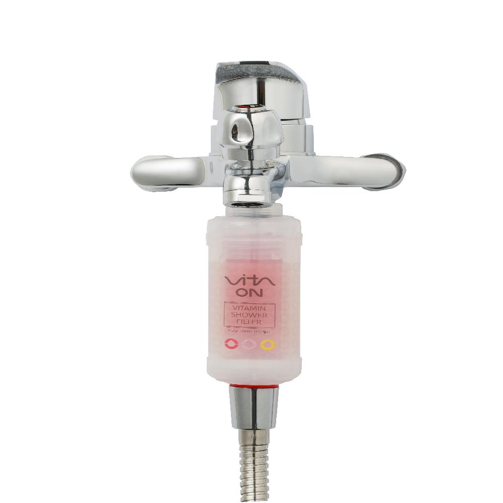 Vitamin Shower Filter Red