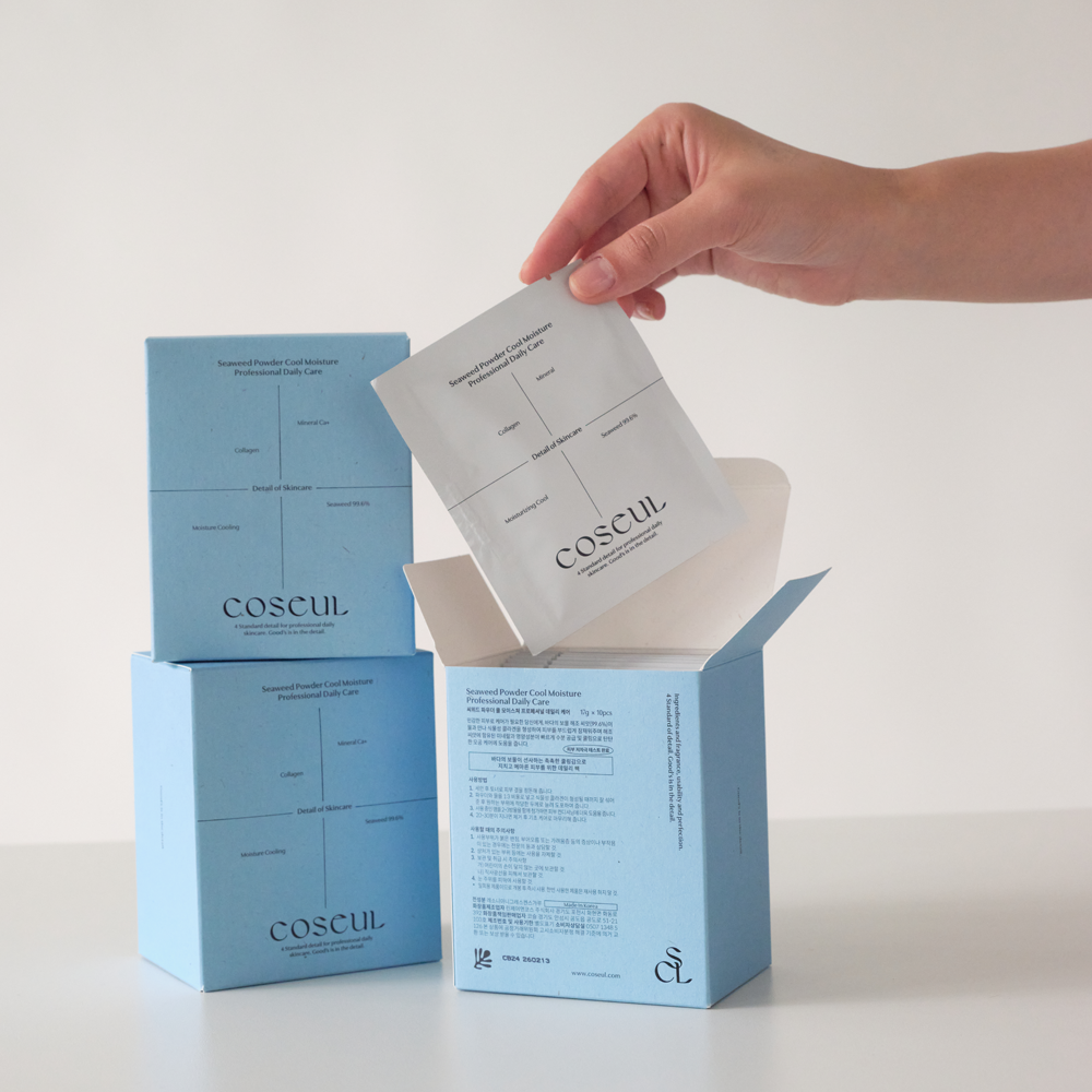 Mineral Collagen Natural1 100% Seaweed Mask Pack. Professional Cooling Moisturizing.