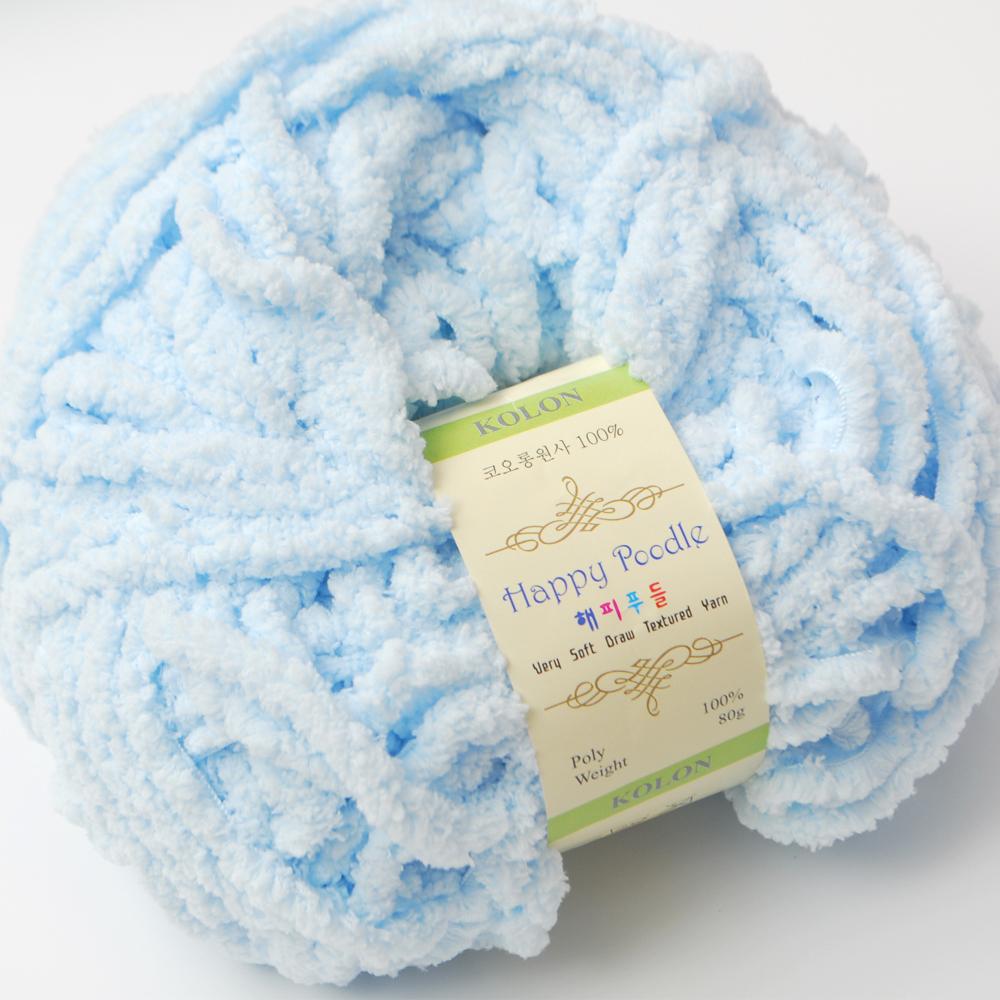 [Misoknit] Happy Poodle, Soft and Luxurious Knitting Yarn Set, Various Color, Easy Care Knit Yarn