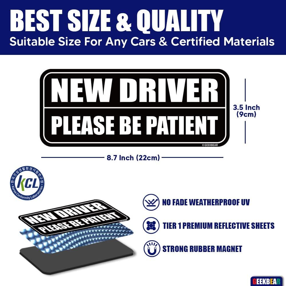 New Driver Magnet(Yellow/Black)