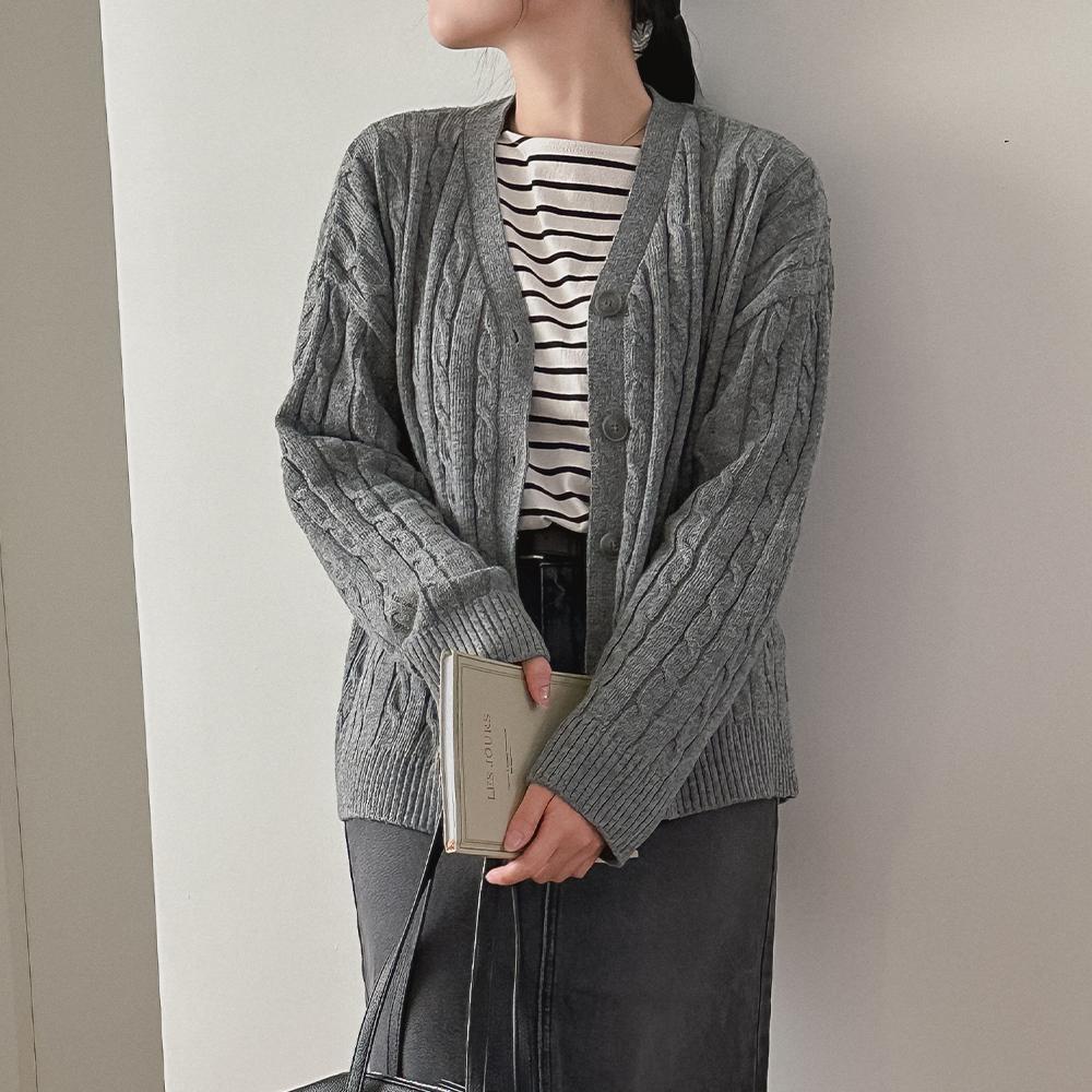 Ho-Ho Cable Cardigan