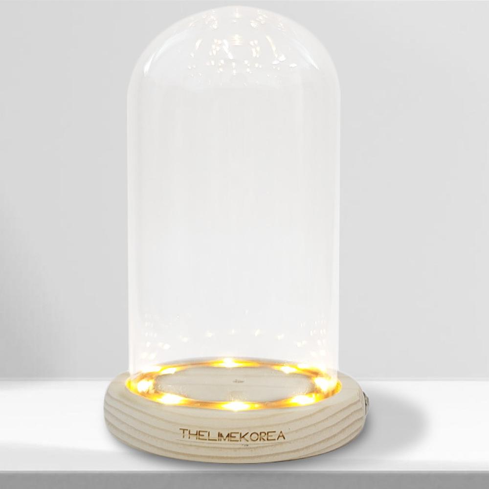 LED purple glass dome mood light attractive color