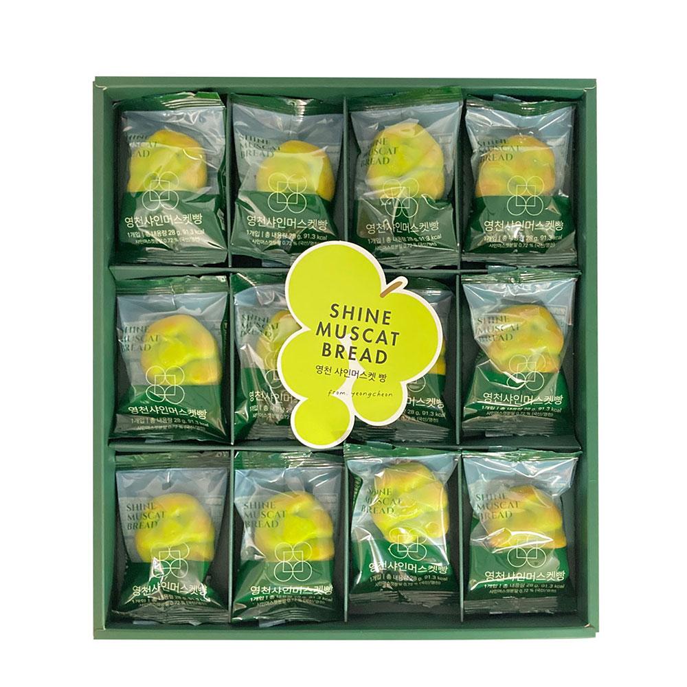 Yeongcheon Shine muscat Bread 12pcs gift set