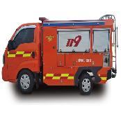 Jinwoo SMC 1ton firefighting vehicle for supperession of fire especialy for electric passenger car