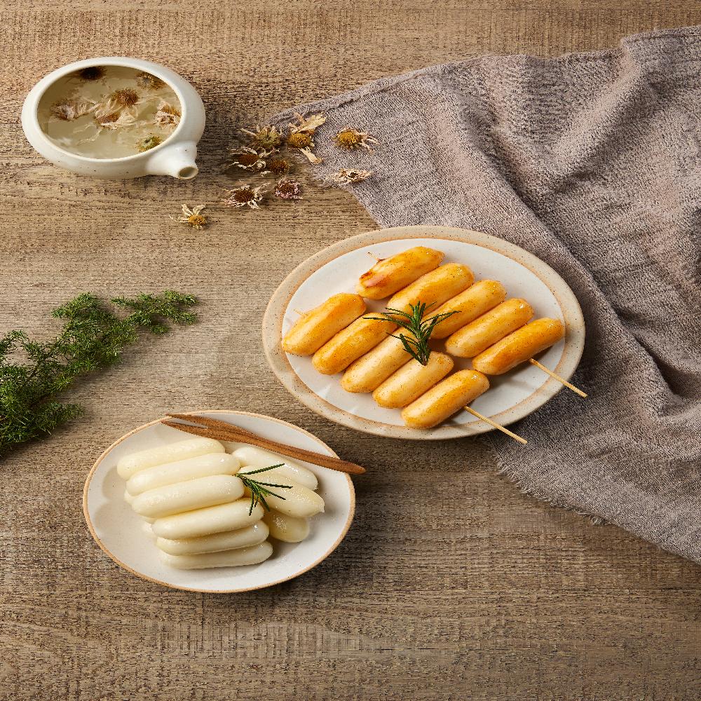 Mozzarella cheese tteok