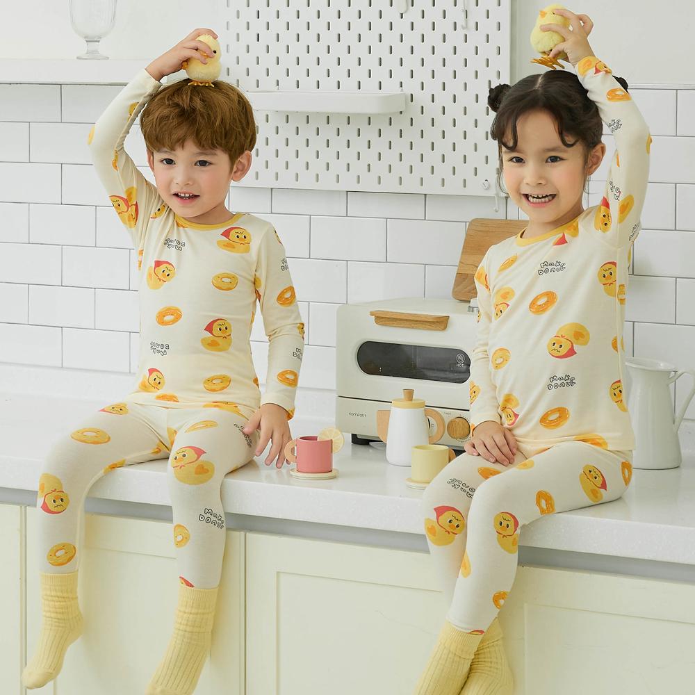 kids wear 40S 3/4 length modal <Donut duck>
